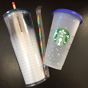 ✏️✨Starbucks Teacher Tumbler & Confetti Cup✨✏️